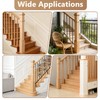 1 Pcs 48 Inch Red Oak Newel Post for Staircase