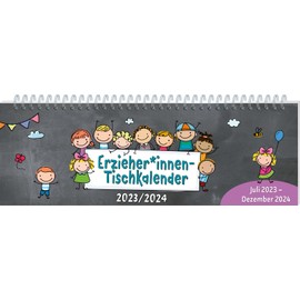 ErzieherInnen-Tischkalender 2023 / 2024: Juli 2023 – Dezember 2024 (Kalender / Planer für Kindergarten und Kita)