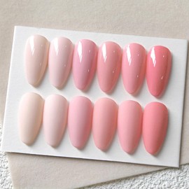 BORN PRETTY Nude Pink Gel Nail Polish Netural Gel Polish Spring Summer Valentine's Day Nail Art Manicure Collection 6PCS