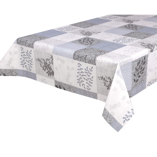 BEAUTEX Oilcloth for Tables, Wipe-Clean Tablecloth, Square, Round, Oval, Motif