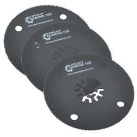 Versa Tool MB3H 80mm HSS Circular Multi-Tool Saw Blades 3/Pk Fits Fein Multimaster, Dremel, Bosch, Craftsman, Ridgid Oscillating Tools