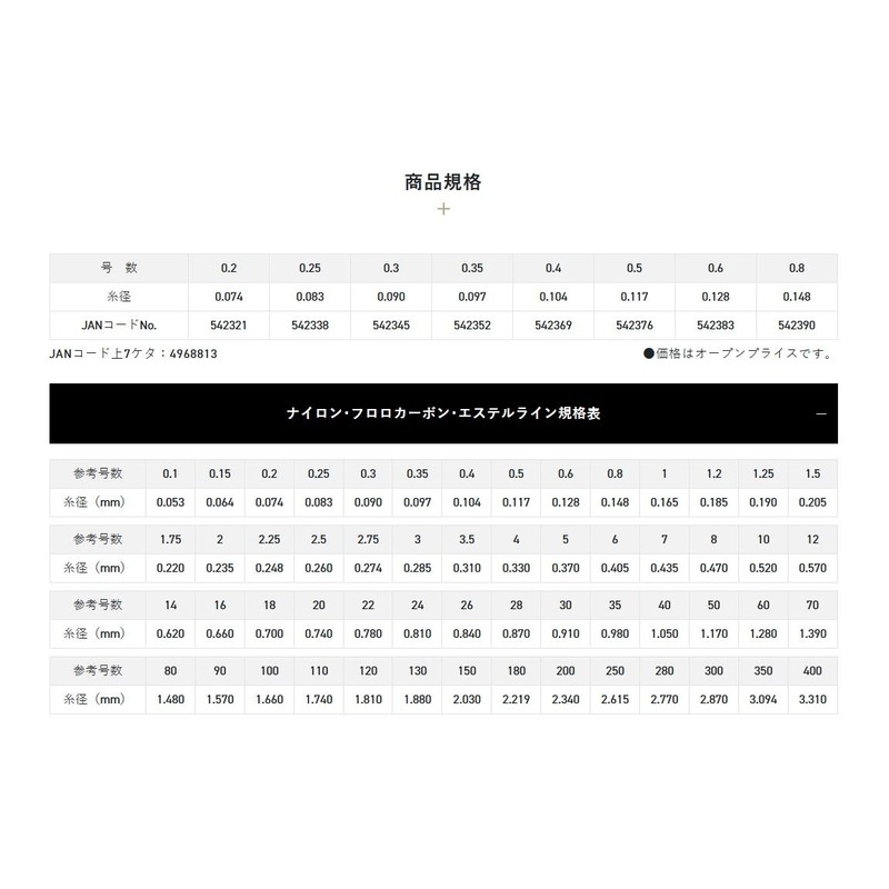 Sunline Fluoro Twine 66.6 ft (20 m) Single Item No.