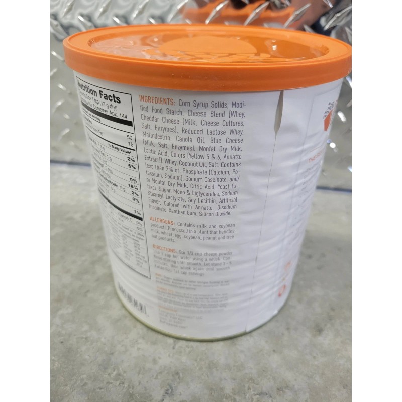 Emergency Essentials Powdered Cheese Blend 4lbs 2oz Emergency Food Storage