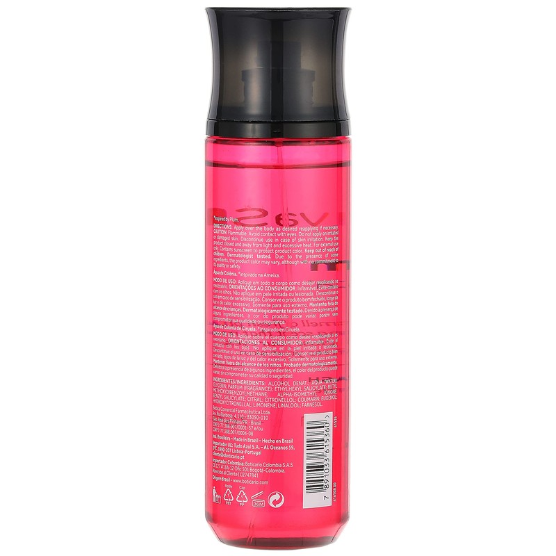 Body Splash Nativa Spa Ameixa O Boticário, 200ml