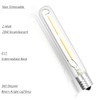 Bonlux LED T6.5 Exit Sign Clear Light Bulbs, 2W E17