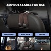NHHEO Car Hook for Headrest Co-Pilot Glovebox 4 Pcs Universal