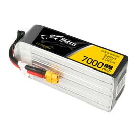 TATTU 25C 22.2V 6S 7000mAh Lipo Battery Pack with XT60 Plug