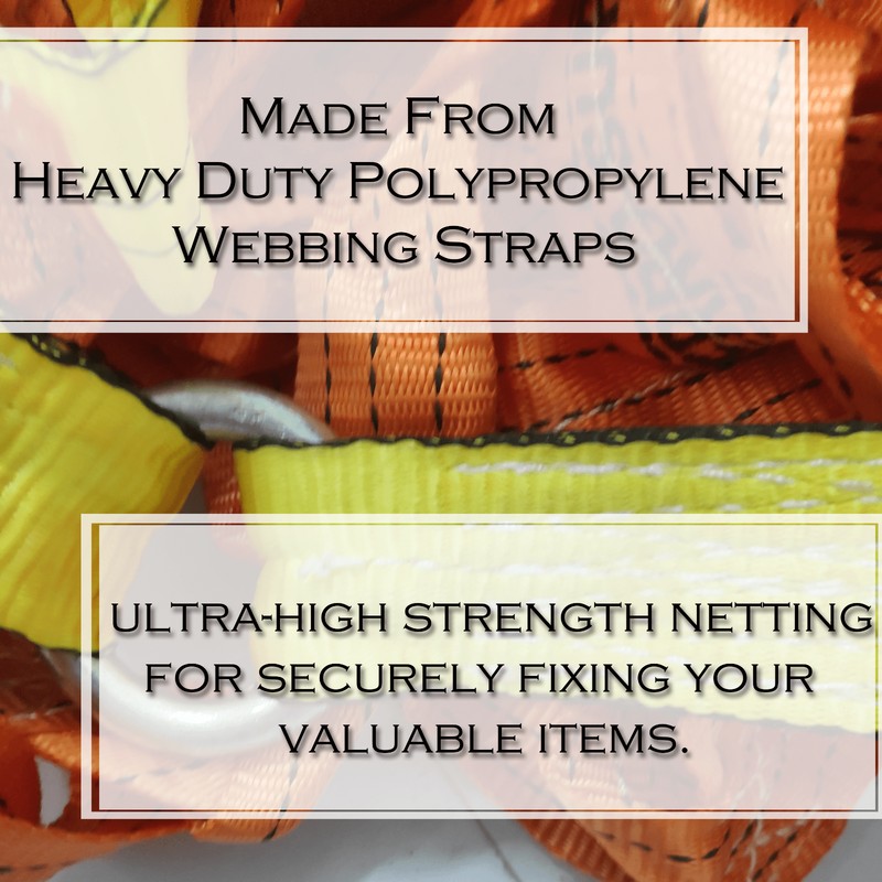 FERRETERRO Cargo Nets for Trucks - 6' x 7'- Heavy