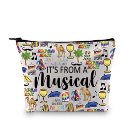 Broadway Musical Gift Musical Theatre Gift It's from A Musical Zipper Pouch Makeup Bag for Musical Lover (from Jos EU)