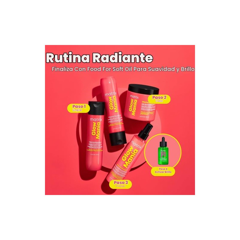 Matrix Glow Mania Glazing Queen Super Brillo Mascarilla para Proteger