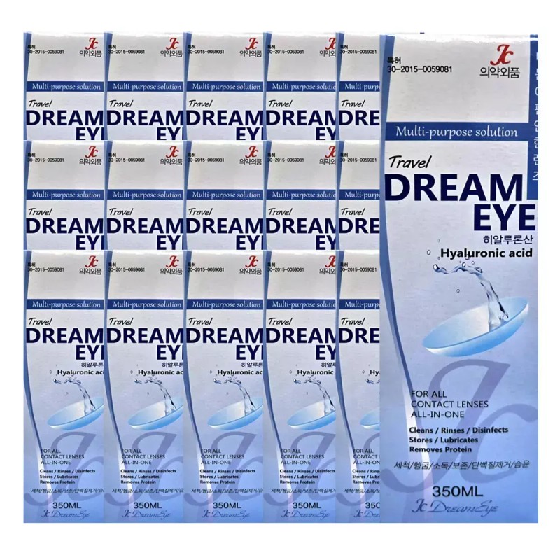 Dream Eye 드림아이 소프트렌즈용 다목적용액 350ml X 20개 Dream Eye