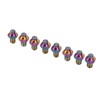 RISK 8Pcs Mountain Bike Pedal Bolts Titanium Alloy Anti Slip