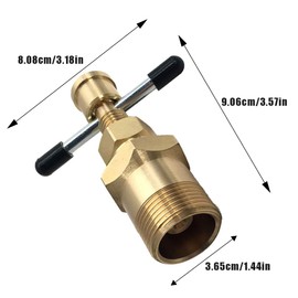 Olive Removal Tool, 15mm and 22mm Solid Brass Pipe Olive Remover Puller Tool for Home Repairs and DIY Projects Efficiently Removes Pipe Olives with Ease and Precision Ideal for Plu