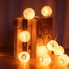 TIGOMOOV Lantern String Lights Plug in, Outdoor White Lights String