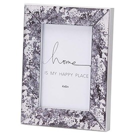 Hill 1975 Black Foil Metallic 4X6 Frame, WOOD, Mixed, 2.1 x 15.6 x 20.6cm