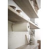 Yamazaki Zaki Paper Towel Roll Holder, Steel, White