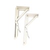 Operitacx Pack of 2 Folding Triangle Wall Shelf Brackets Robust