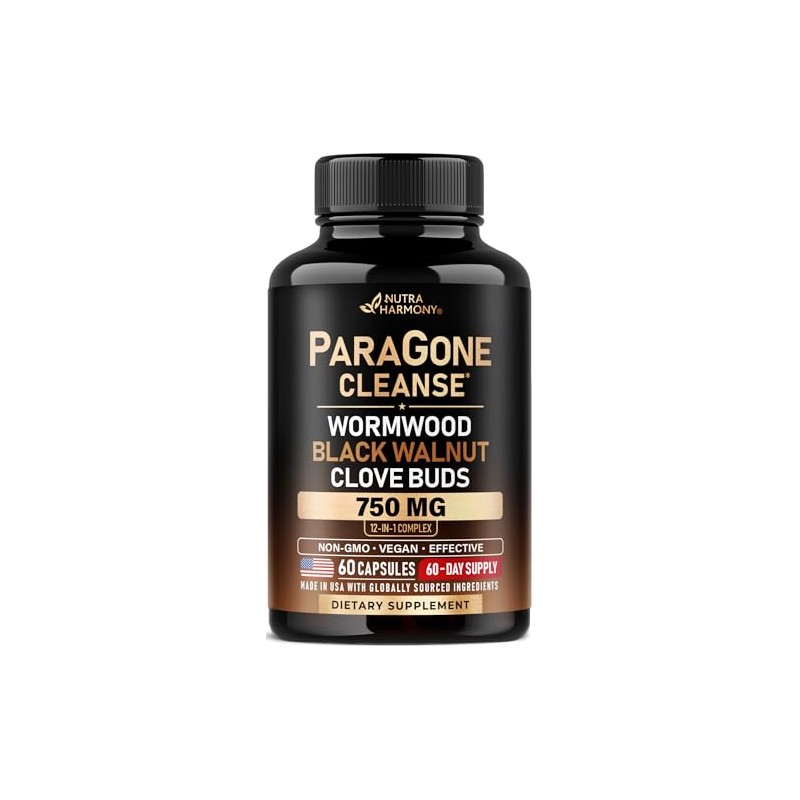 Wormwood, Black Walnut, Clove & Astragalus - ParaGone for Cleanse,