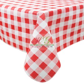 No Tariff Oilproof Waterproof PVC Green Checkered Household Tablecloth Durable Multipurpose Kitchen Dining Table Covercolor: printed, size: 145 gsm, Specification: 70''X52''