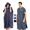 ACURACE Changing Clothes Poncho Towel Thick One-Touch Surfing Poncho Sauna