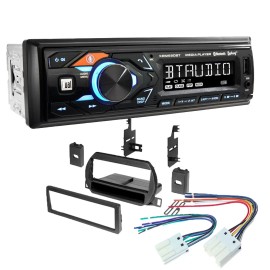 DUAL Bluetooth Media Player Car Stereo Radio install kit for 2002-2004 Nissan Altima