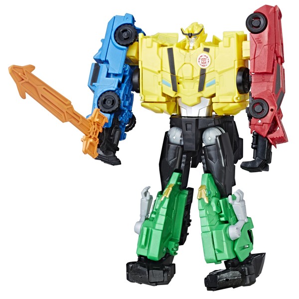 Transformers Toys Autobot Team Combiner Pack - 4 Figure Gift Set – Figures Combine into a Super Robot - Toys for Kids 6 and Up - 8.5 inch scale