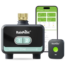 RainPoint WiFi Water Timer for Garden Hose with Brass Inlet,Blue