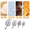 AIMALL Cast Aluminum Utility Scoop for Ice, Flour, and Rice