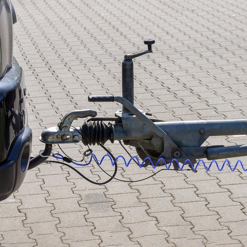 Rnigs 6FT Trailer Breakaway Safety Cable Blue 4Pcs Trailer Brake