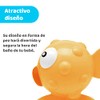 CHICCO, Termómetro para Baño, Pez, Color Naranja