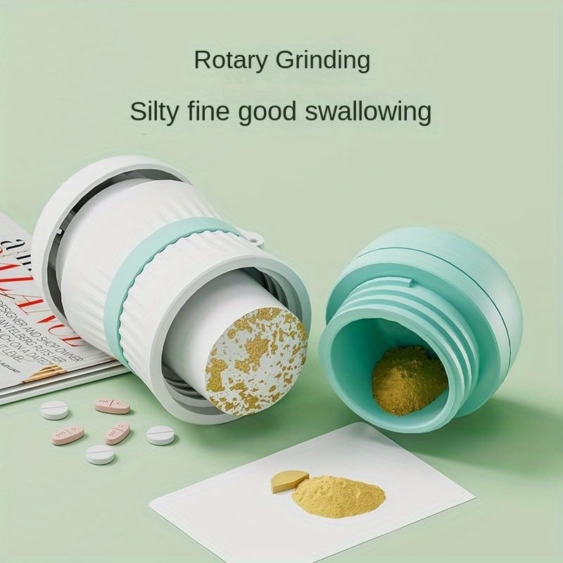 Pill Cutter - Pill Splitter with Stainless Steel Blade for