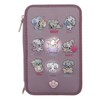Depesche 12843 TOPModel - Filled 3-Compartment Pencil Case in Purple,
