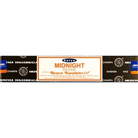 ETHNICITI Satya Nag Champa Genuine Midnight 15g Incense Sticks 1 Pack (Midnight)