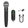 XTUGA Wireless Microphone, Rechargeable UHF Handheld Dynamic Wireless Mic with