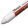 Sharpie 85018 Mean Streak Marking Stick, Broad Tip, White