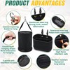 SilTriangle 2 Pack Canvas Bucket and Oval Tool Bag, Bucket