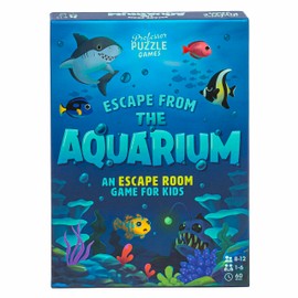 Professor Puzzle | Escape from the Aquarium - Escape Room | Strategy Game | Ages 8 to 11 | 1-6 Players | 60 Minutes Playing Time