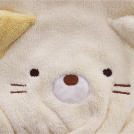 Marushin 6575025300 Towel Cap, Children, Sumikko Gurashi Hair Drying Towel, Hair Absorbent, Quick-Drying, Towel, Girls, Boys