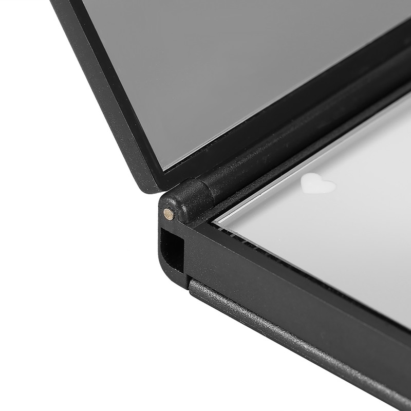 1pc Tri sided Foldable 8 Led Brightness Lights Desktop Table