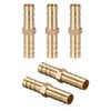 sourcing map 8mm or 5/16" ID Brass Barb Splicer Fitting,Straight