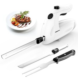 KEENSTAR Electric Knife for Carving Meats, Poultry, Bread, Crafting Foam and More