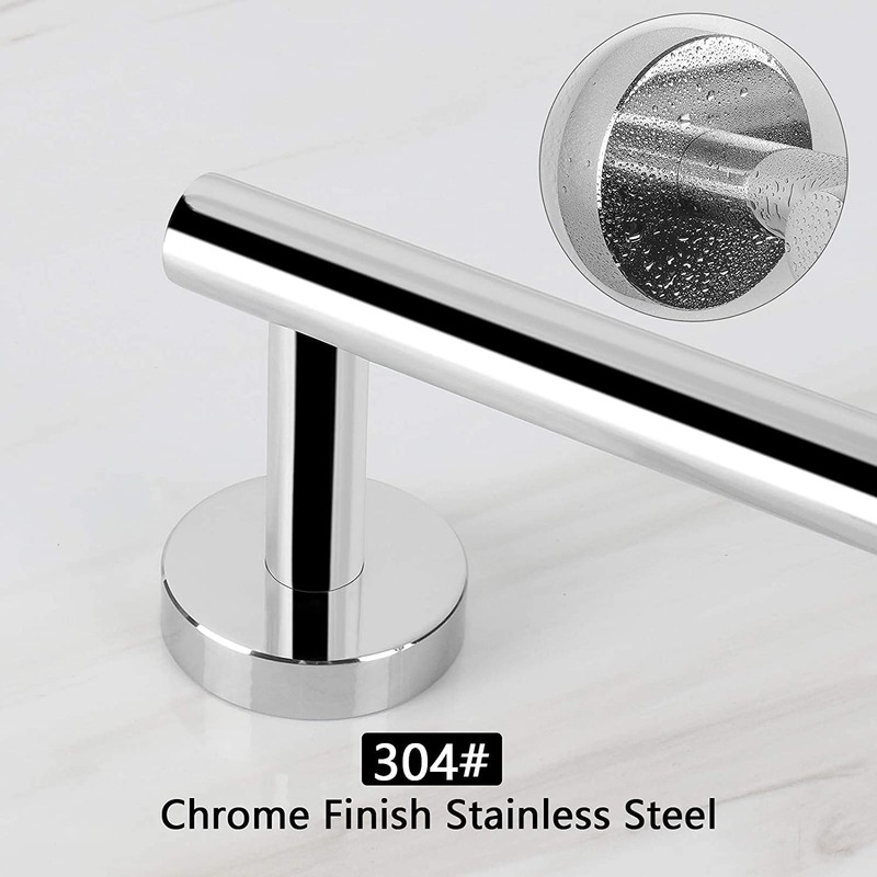 YUET Towel Rail 30CM Chrome Hand Towel Holder Bar Bathroom