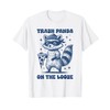 Funny Trash Panda On the Loose Raccoon Pizza Lover T-Shirt