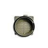 10" Inch Collar Duct Connector with Shutter for Flexible Aluminum