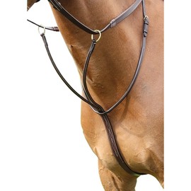 Shires Salisbury Running Martingale-Australian Nut Pony