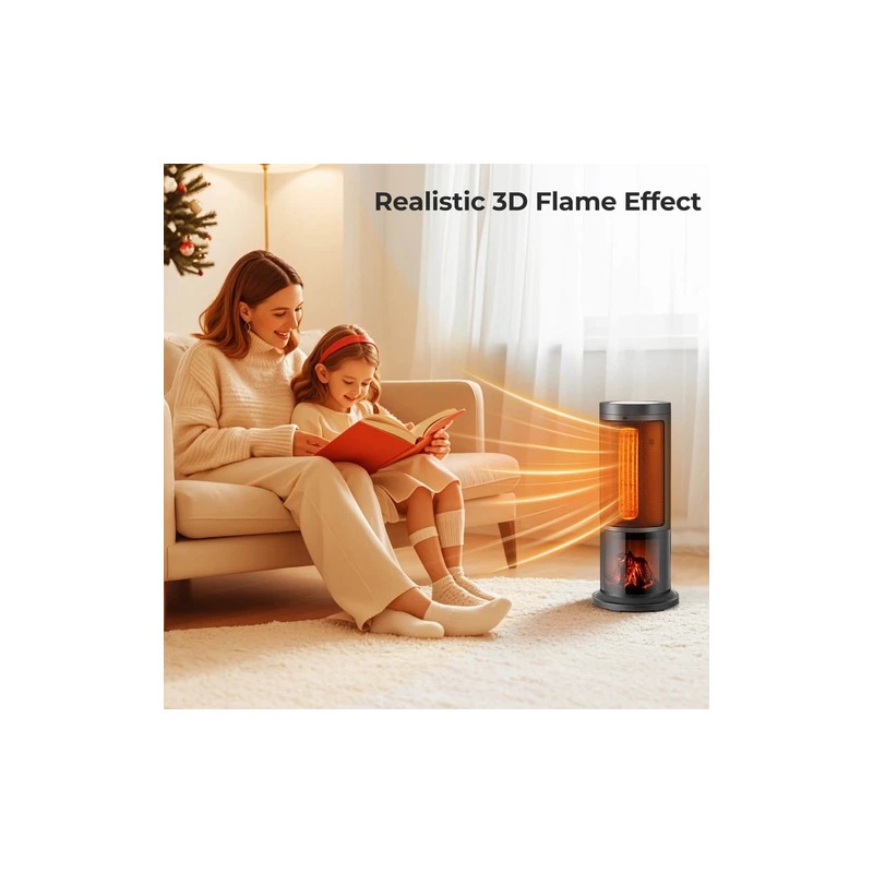 Costway 17-Inch Tower Space Heater for Indoor Use 1500W PTC