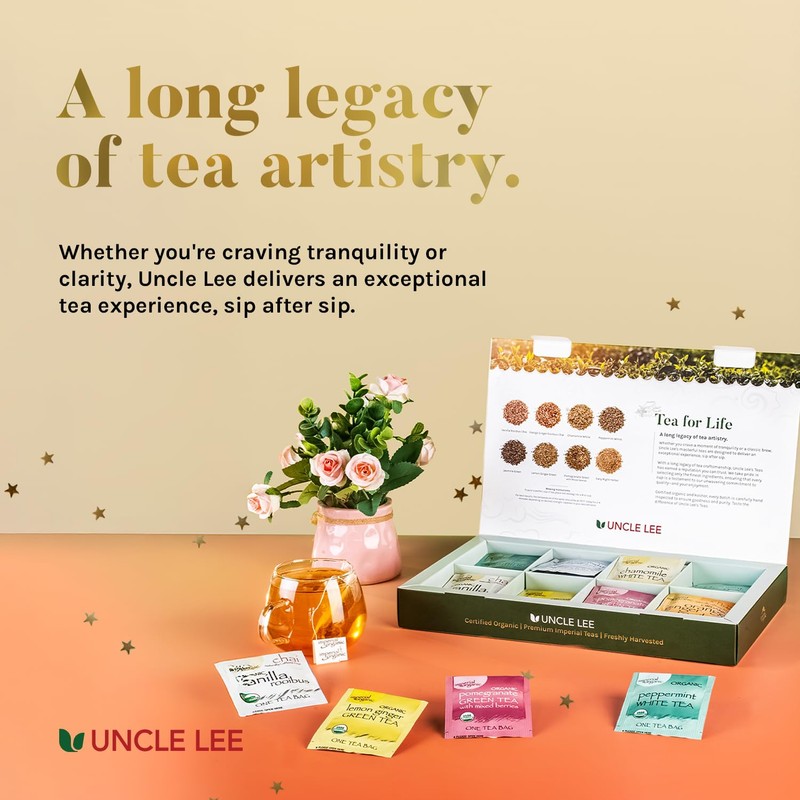 Uncle Lee’s Organic Tea Variety Gift Set – Wellness Collection