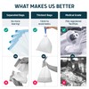 Lunderg Commode Liners with Absorbent Pads - Value Pack Medical