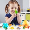 OuMuaMua Dinosaur Toys, Plastic Mini Dinosaur Figures Toys Set, Dinosaur