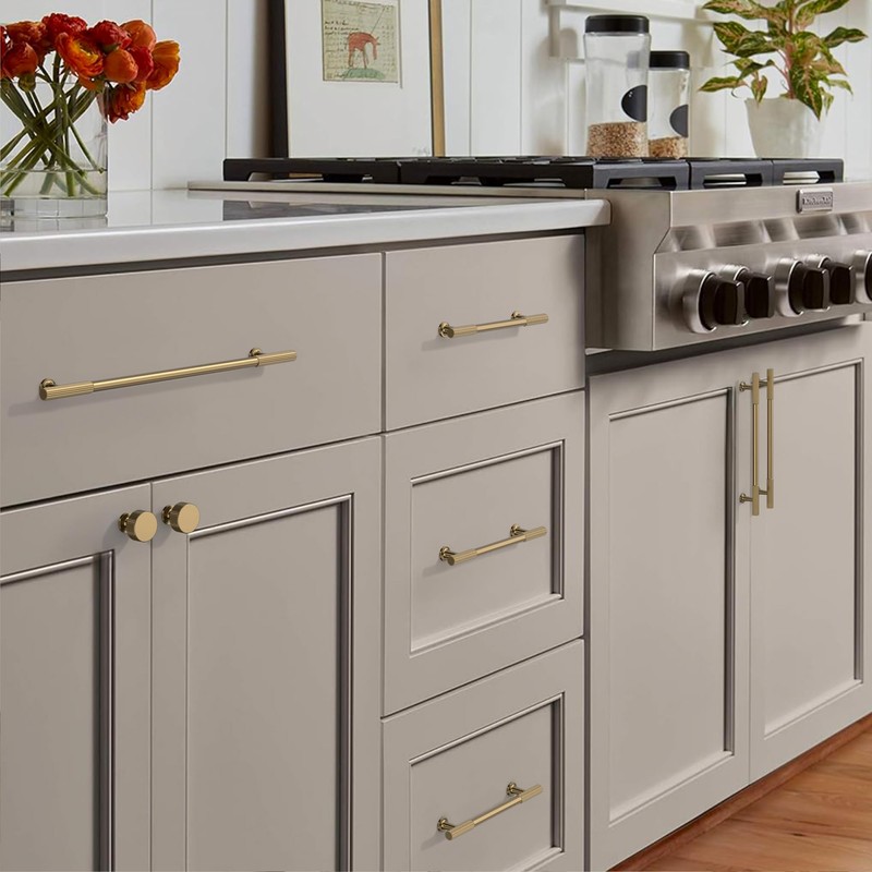 Coinkoly 10 Pack 7-1/2''(192mm) Champagne Bronze Cabinet Pulls Kitchen Champagne
